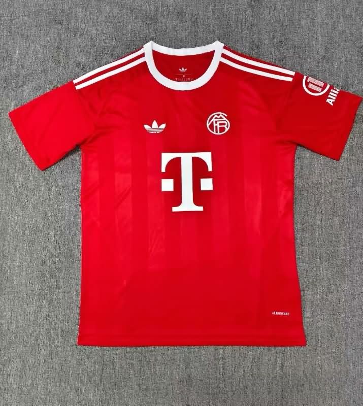 AAA(Thailand) Bayern Munich 25/26 Goalkeeper Red Soccer Jersey