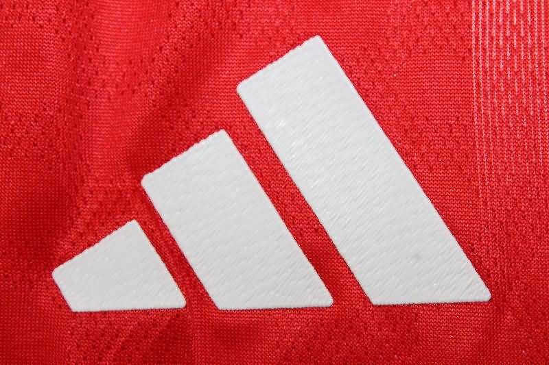 AAA(Thailand) Bayern Munich 25/26 Home Long Sleeve Soccer Jersey (Player)