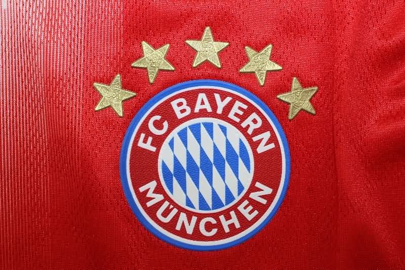 AAA(Thailand) Bayern Munich 25/26 Home Long Sleeve Soccer Jersey (Player)