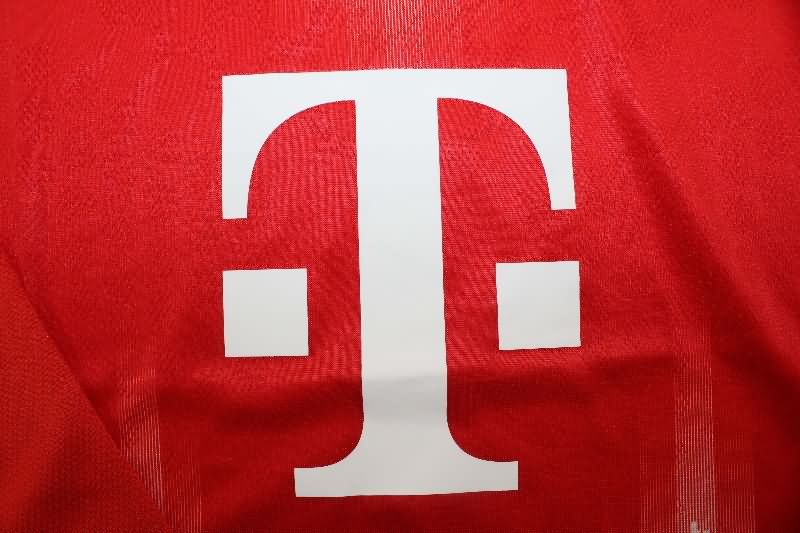 AAA(Thailand) Bayern Munich 25/26 Home Long Sleeve Soccer Jersey (Player)
