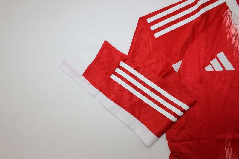 AAA(Thailand) Bayern Munich 25/26 Home Long Sleeve Soccer Jersey (Player)