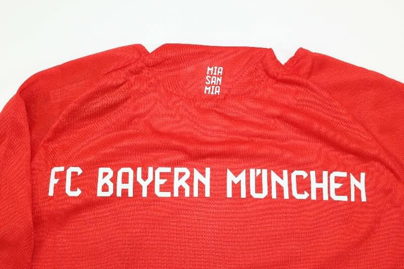 AAA(Thailand) Bayern Munich 25/26 Home Long Sleeve Soccer Jersey (Player)