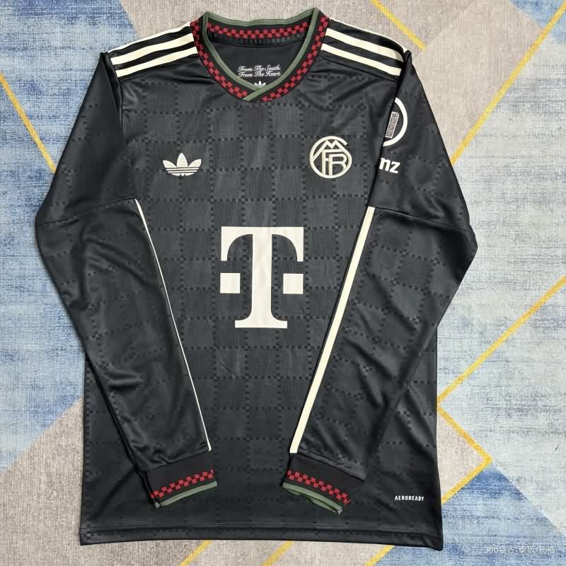AAA(Thailand) Bayern Munich 25/26 Third Long Sleeve Soccer Jersey
