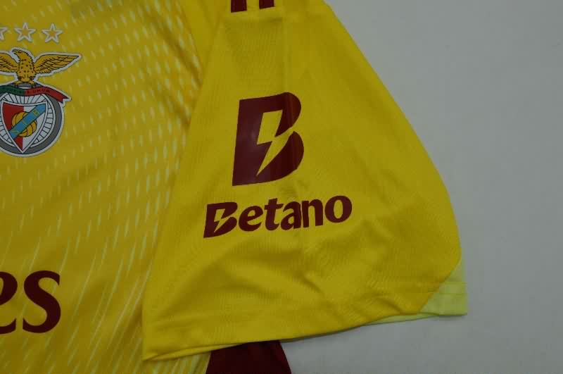 AAA(Thailand) Benfica 25/26 Goalkeeper Yellow Soccer Jersey