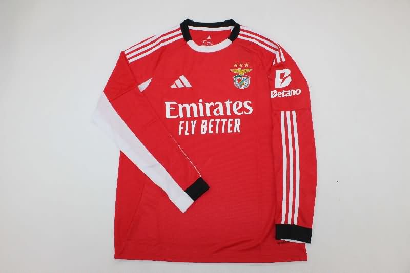 AAA(Thailand) Benfica 25/26 Home Long Sleeve Soccer Jersey