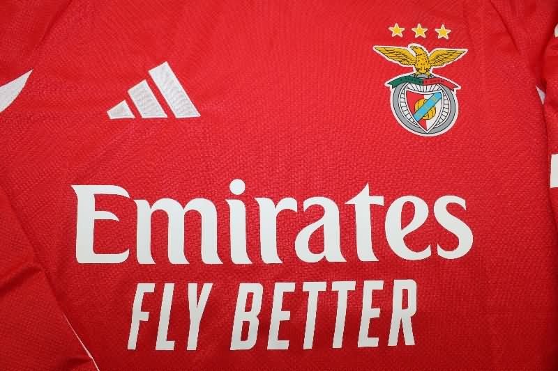 AAA(Thailand) Benfica 25/26 Home Long Sleeve Soccer Jersey