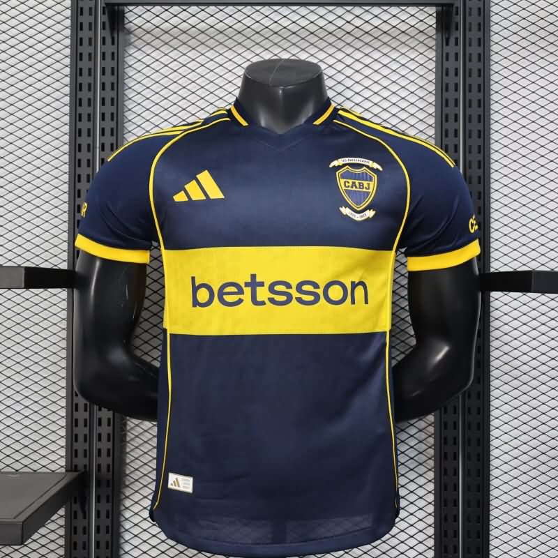 AAA(Thailand) Boca Juniors 2025 Home Soccer Jersey (Player)