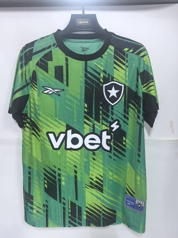 AAA(Thailand) Botafogo 2025 Goalkeeper Green Soccer Jersey 02 AAA(Thailand) Botafogo 2025 Goalkeeper Green Soccer Jersey 02