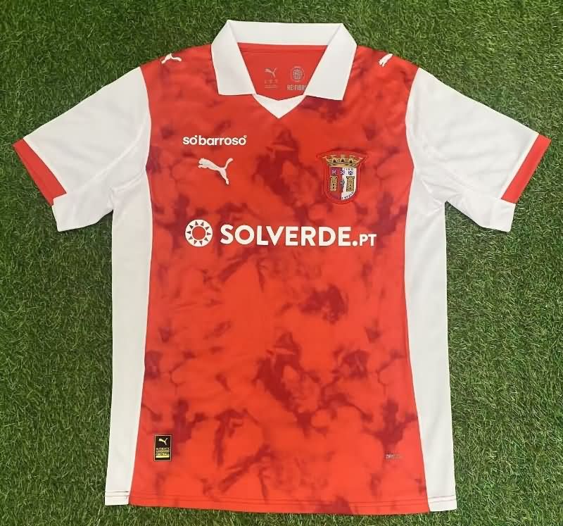 AAA(Thailand) Braga 25/26 Home Soccer Jersey