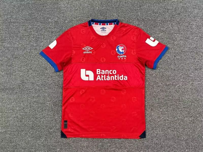 AAA(Thailand) CD Olimpia 2025 Away Soccer Jersey