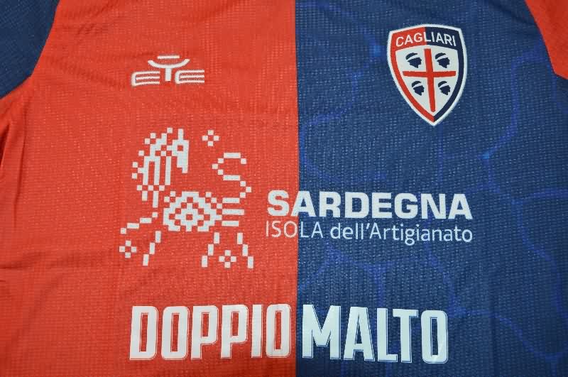AAA(Thailand) Cagliari 25/26 Home Soccer Jersey