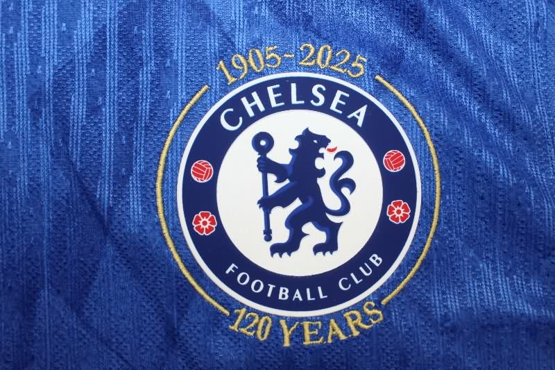 AAA(Thailand) Chelsea 25/26 120th Anniversary Home Soccer Jersey (Player)