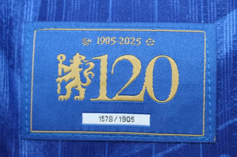 AAA(Thailand) Chelsea 25/26 120th Anniversary Home Soccer Jersey (Player)