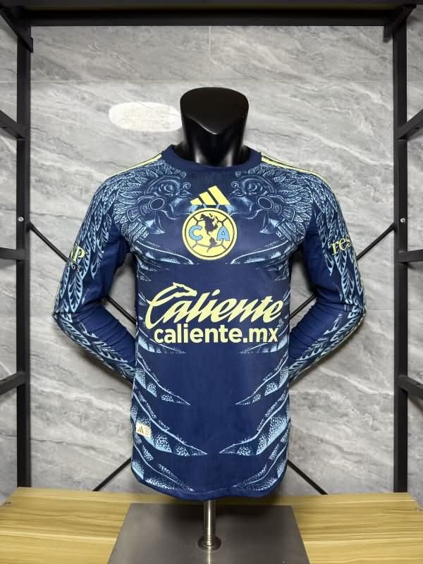 AAA(Thailand) Club America 25/26 Away Long Sleeve Soccer Jersey (Player)