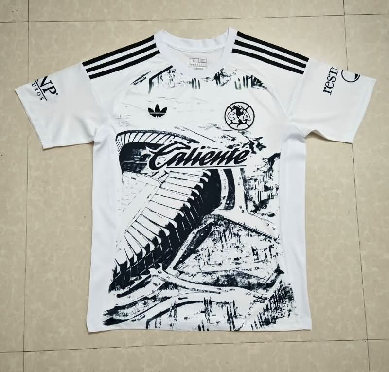 AAA(Thailand) Club America 25/26 Goalkeeper White Soccer Jersey