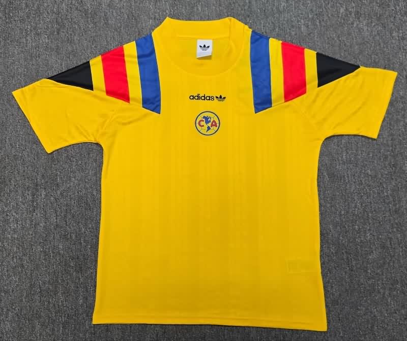 AAA(Thailand) Club America 25/26 Yellow Soccer Jersey 03