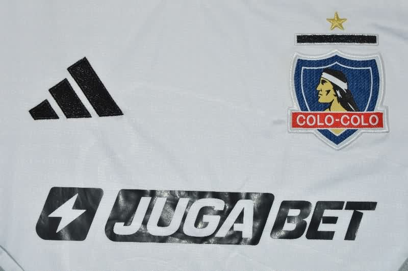 AAA(Thailand) Colo Colo 2025 Home Long Sleeve Soccer Jersey