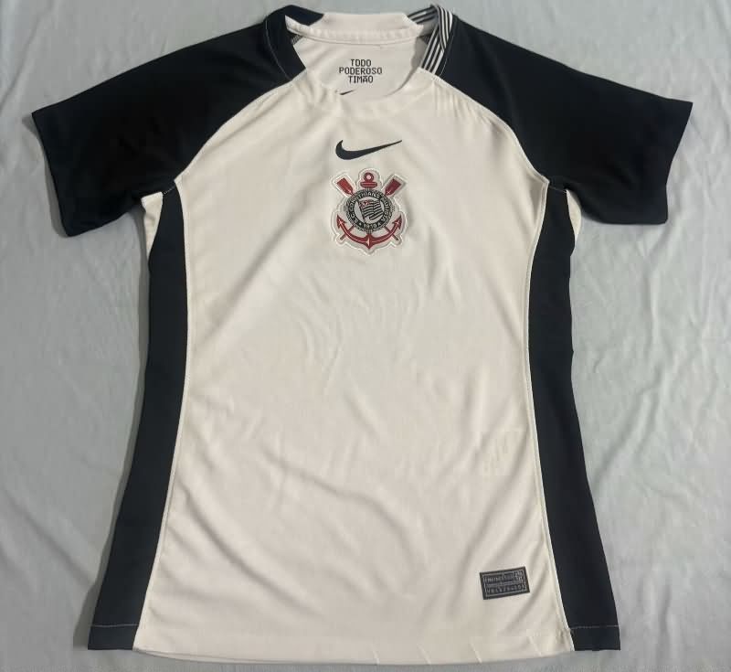 AAA(Thailand) Corinthians 2025 Home Women Soccer Jersey