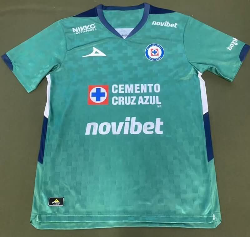 AAA(Thailand) Cruz Azul 25/26 Goalkeeper Green Soccer Jersey (Player)