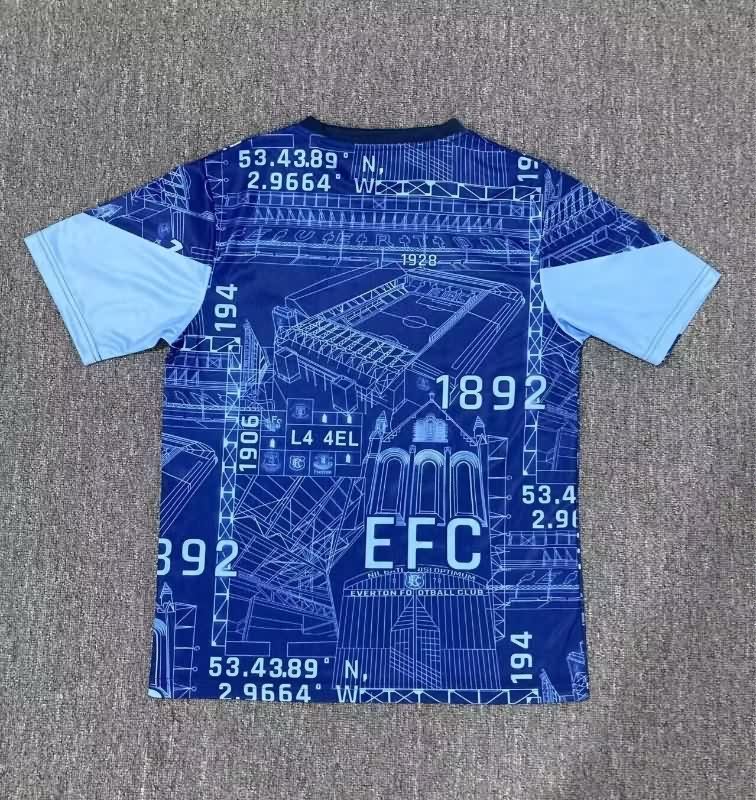 AAA(Thailand) Everton 25/26 Dark Blue Soccer Jersey