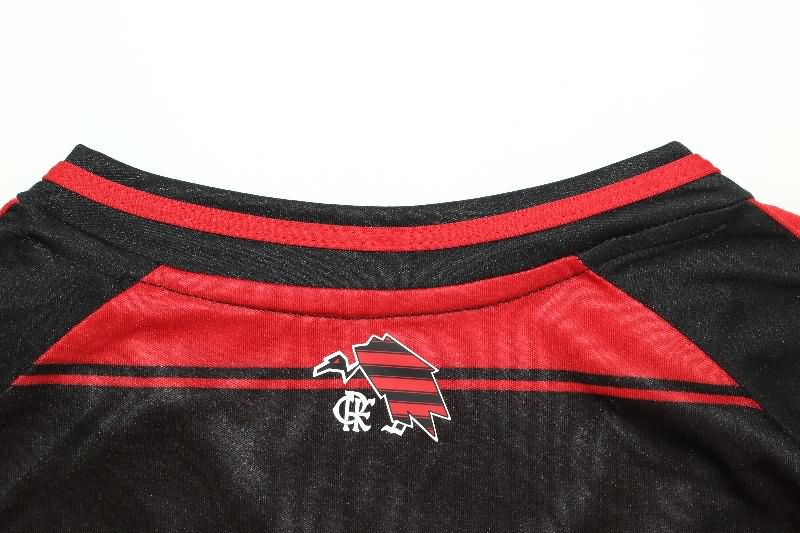 AAA(Thailand) Flamengo 2025 Home Long Sleeve Soccer Jersey
