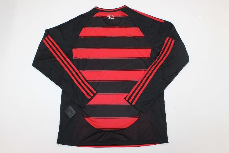 AAA(Thailand) Flamengo 2025 Home Long Sleeve Soccer Jersey