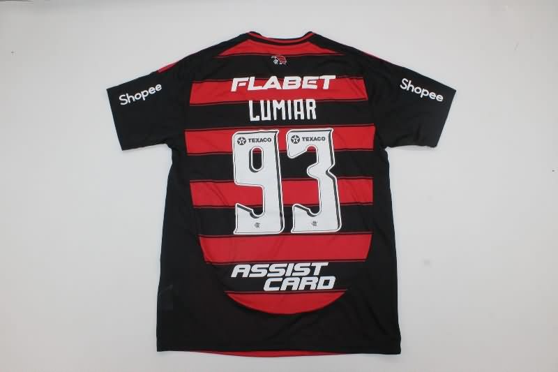AAA(Thailand) Flamengo 2025 Home Soccer Jersey Sponsor