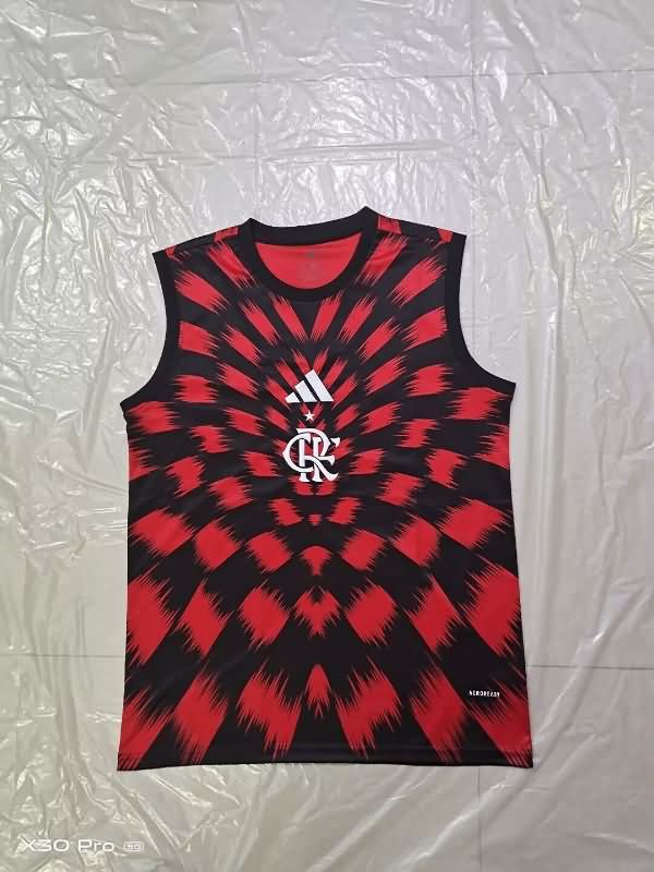 AAA(Thailand) Flamengo 2025 Red Vest Soccer Jersey