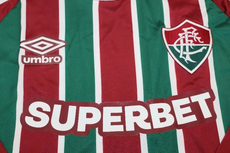 AAA(Thailand) Fluminense 2025 Home Long Sleeve Soccer Jersey