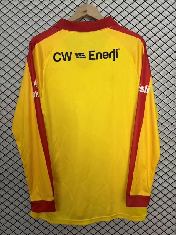 AAA(Thailand) Galatasaray 25/26 Yellow Long Sleeve Soccer Jersey
