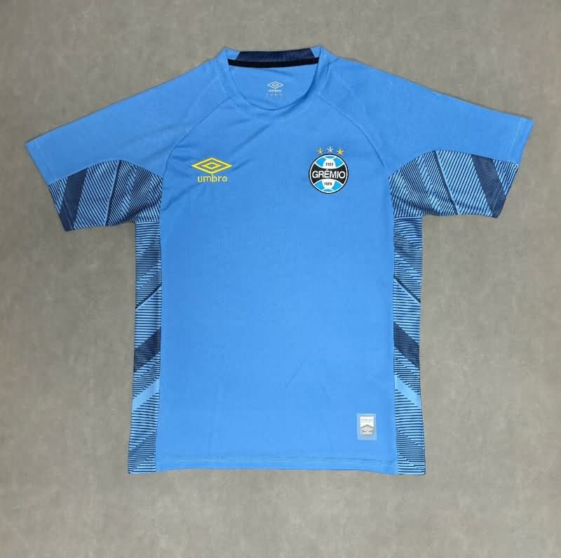 AAA(Thailand) Gremio 2025 Goalkeeper Blue Soccer Jersey