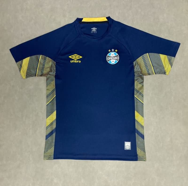AAA(Thailand) Gremio 2025 Goalkeeper Dark Blue Soccer Jersey
