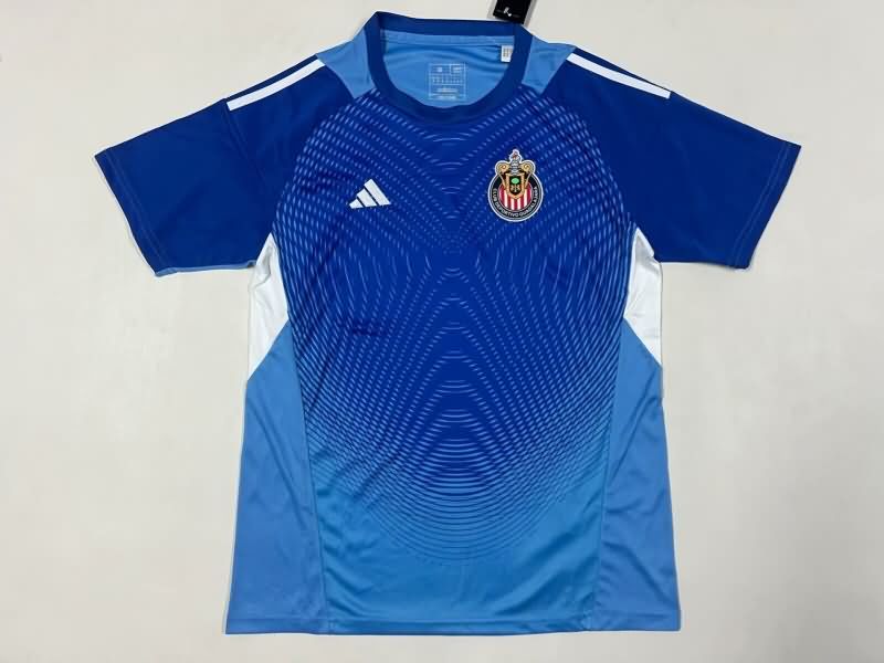 AAA(Thailand) Guadalajara Chivas 25/26 Goakeeper Blue Soccer Jersey