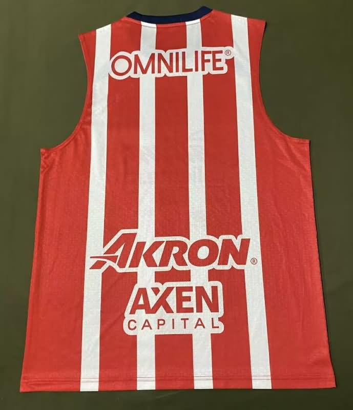 AAA(Thailand) Guadalajara Chivas 25/26 Training Vest Soccer Jersey