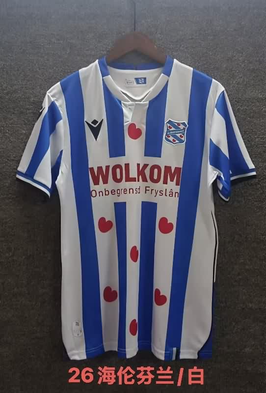 AAA(Thailand) Heerenveen 25/26 Home Soccer Jersey