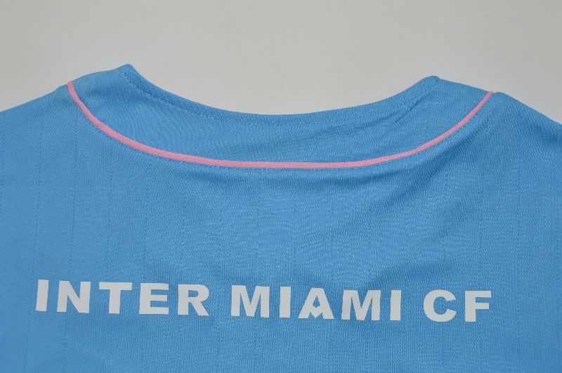 AAA(Thailand) Inter Miami 2025 Blue Baseball Jersey