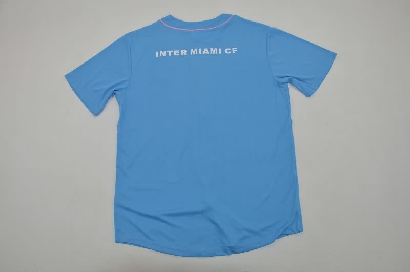 AAA(Thailand) Inter Miami 2025 Blue Baseball Jersey
