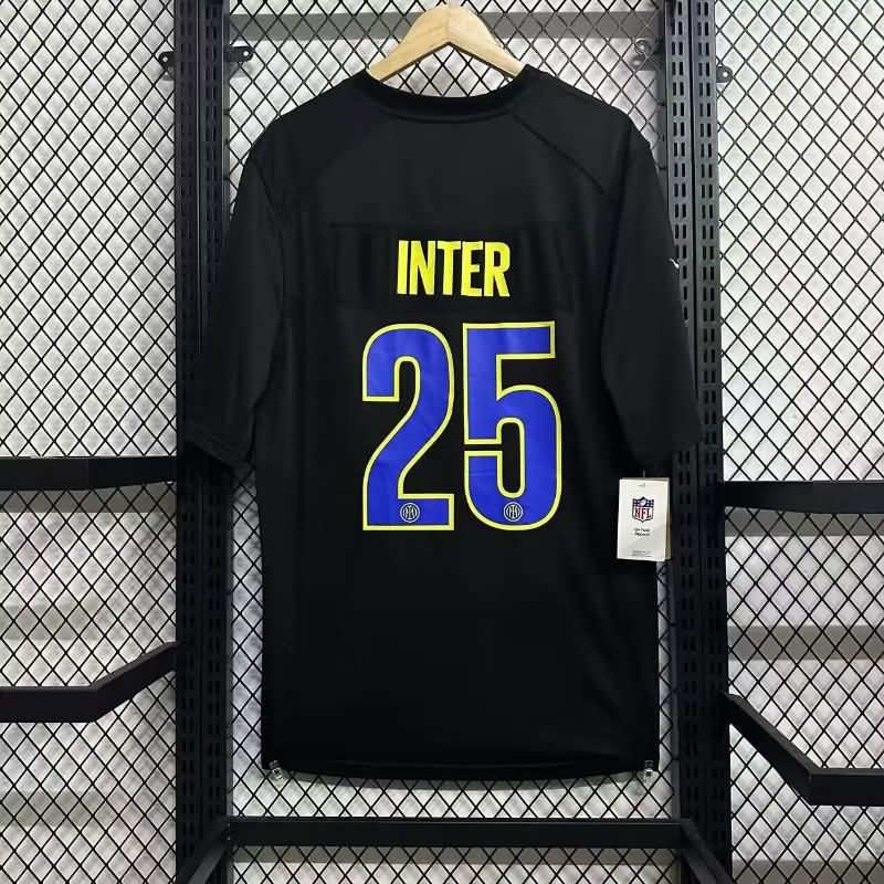 AAA(Thailand) Inter Milan 25/26 Black NFL Jersey