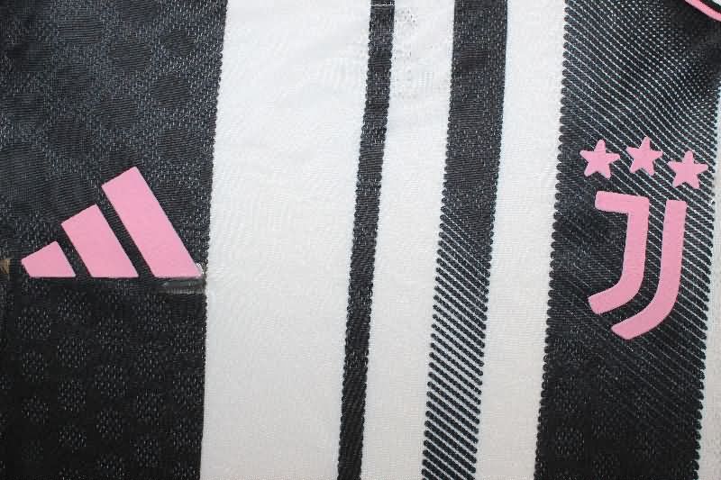 AAA(Thailand) Juventus 25/26 Home Long Sleeve Soccer Jersey (Player)