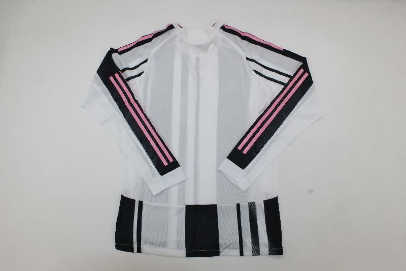 AAA(Thailand) Juventus 25/26 Home Long Sleeve Soccer Jersey (Player)