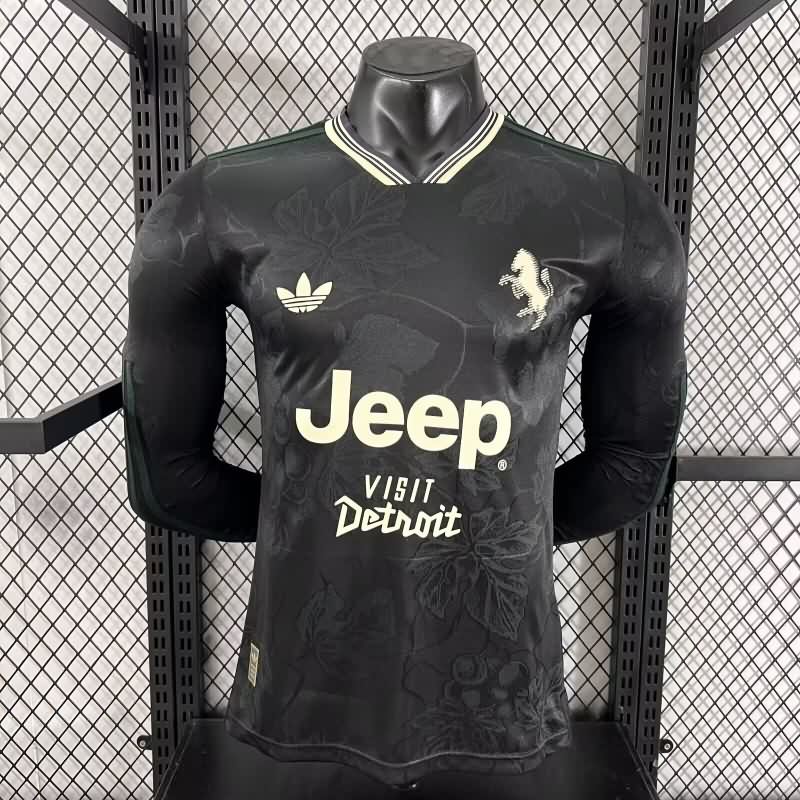 AAA(Thailand) Juventus 25/26 Third Long Sleeve Soccer Jersey (Player)