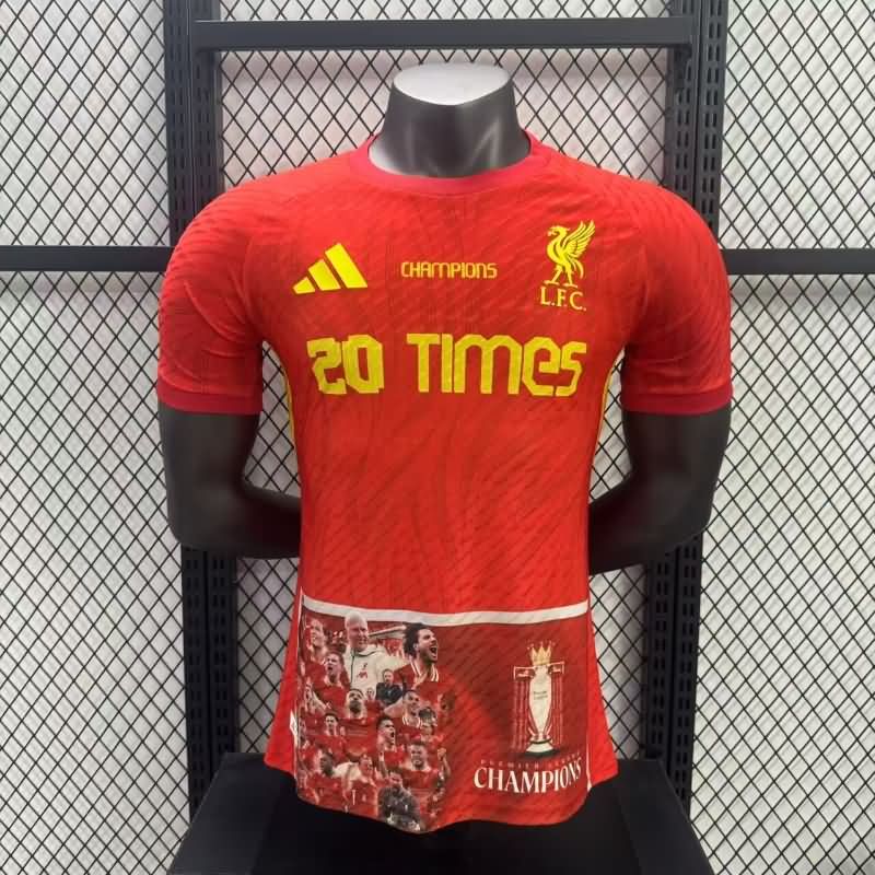 AAA(Thailand) Liverpool 2025 Champion Special Soccer Jersey (Player)