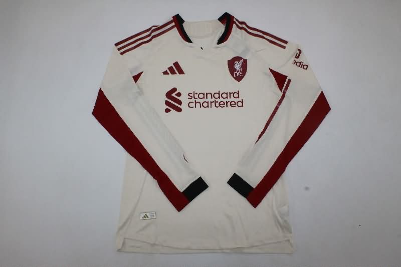 AAA(Thailand) Liverpool 25/26 Away Long Sleeve Soccer Jersey (Player)