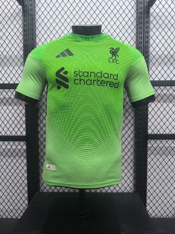 AAA(Thailand) Liverpool 25/26 Goalkeeper Green Soccer Jersey (Player)