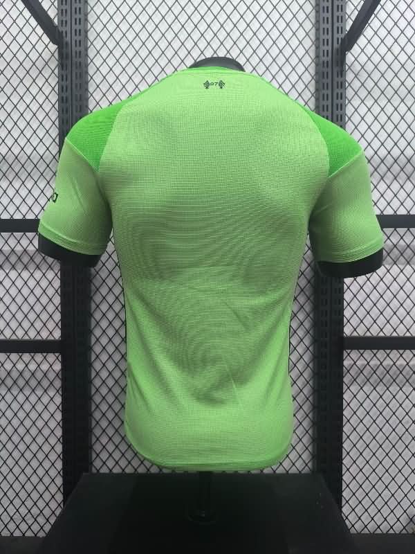 AAA(Thailand) Liverpool 25/26 Goalkeeper Green Soccer Jersey (Player)