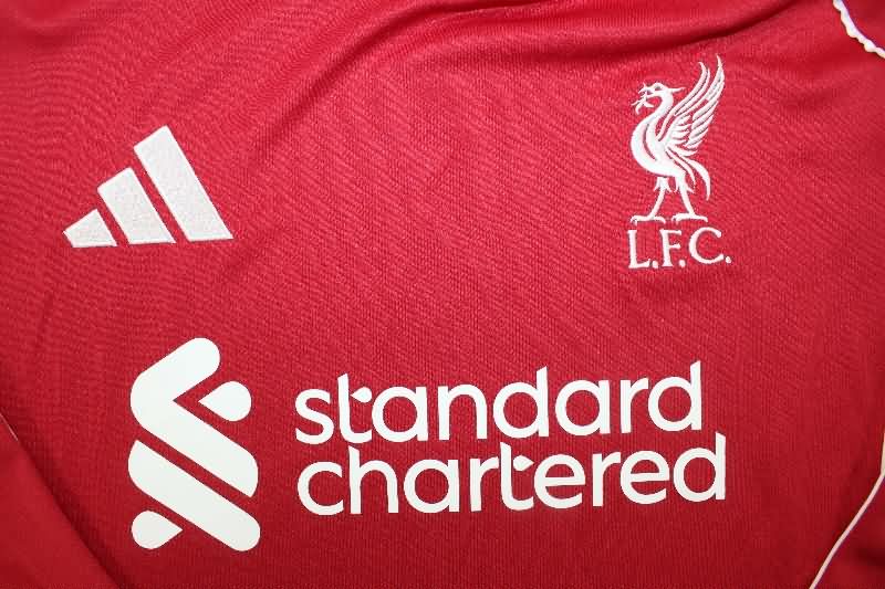 AAA(Thailand) Liverpool 25/26 Home Long Sleeve Soccer Jersey