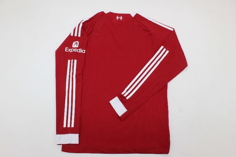 AAA(Thailand) Liverpool 25/26 Home Long Sleeve Soccer Jersey (Player)