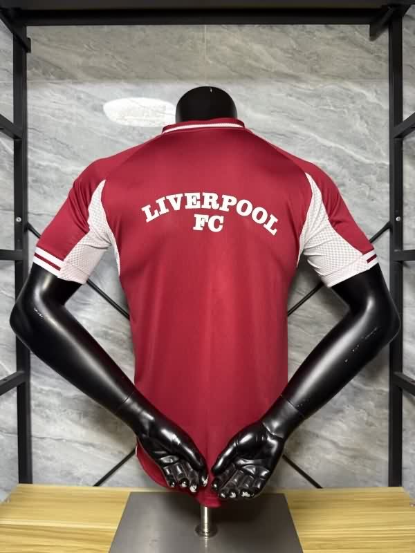 AAA(Thailand) Liverpool 25/26 Travel Red Soccer Jersey (Player)