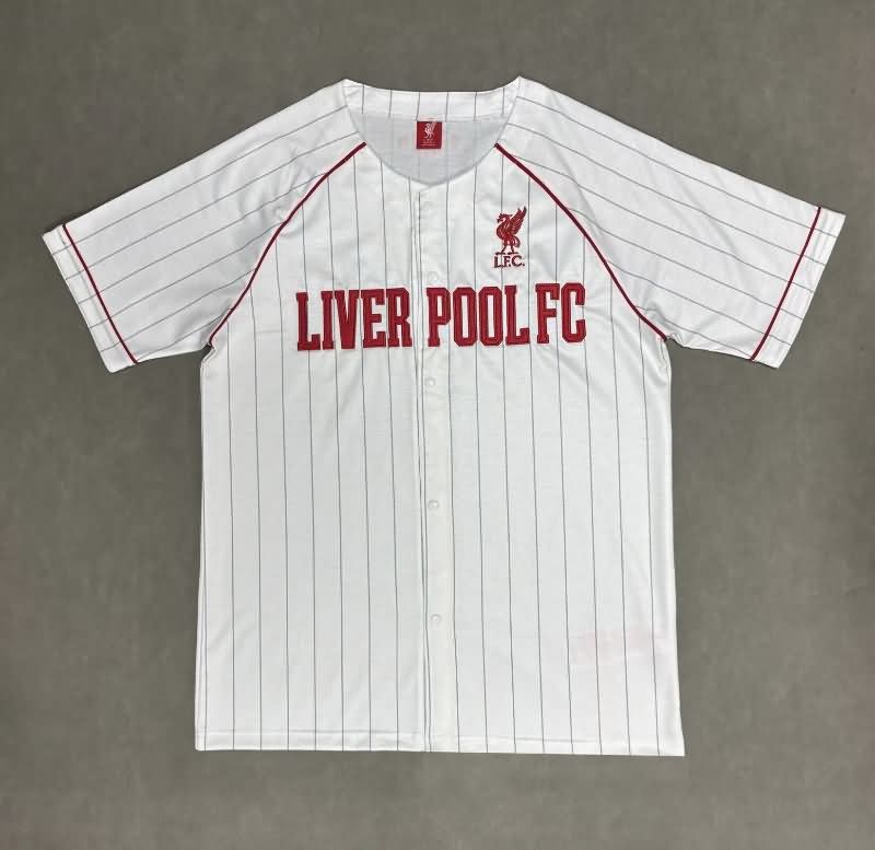 AAA(Thailand) Liverpool 25/26 Travel White Soccer Jersey 02