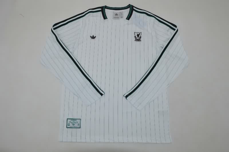 AAA(Thailand) Liverpool 25/26 White Long Sleeve Soccer Jersey